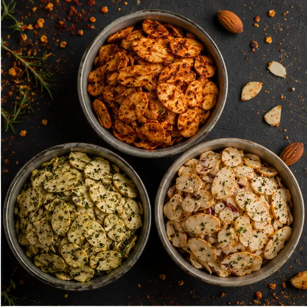 Spiced almond chips