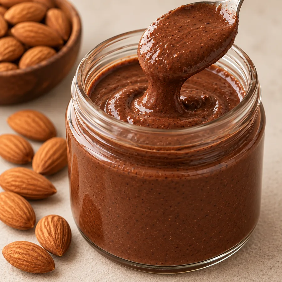Almond chocolate paste
