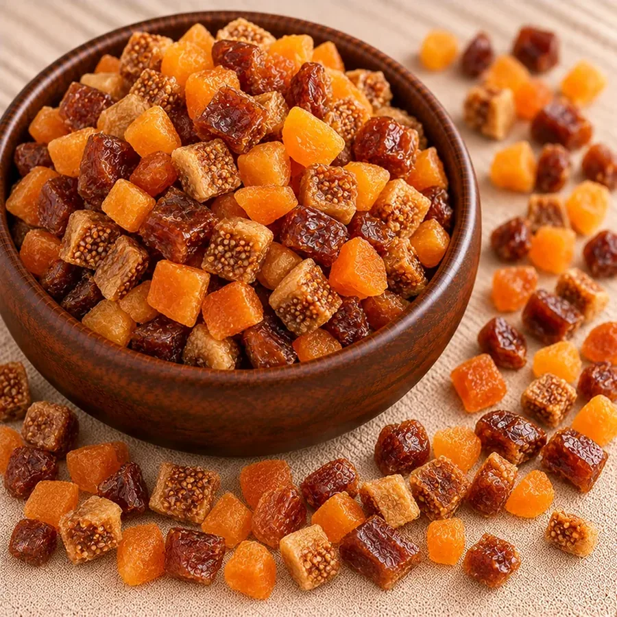 Diced dried fruit