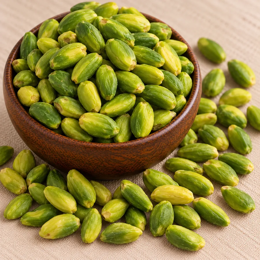 Blanched whole pistachios